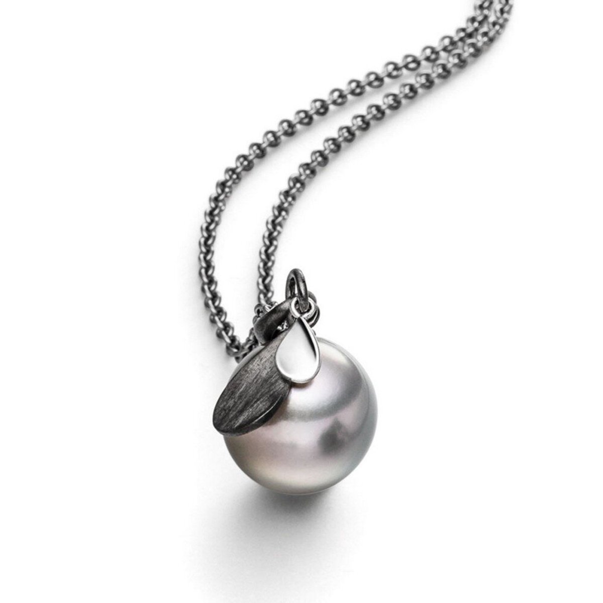 Luna-Pearls - 216.0807 - Ketting - 925/-Zilver met Tahiti gekweekte parel