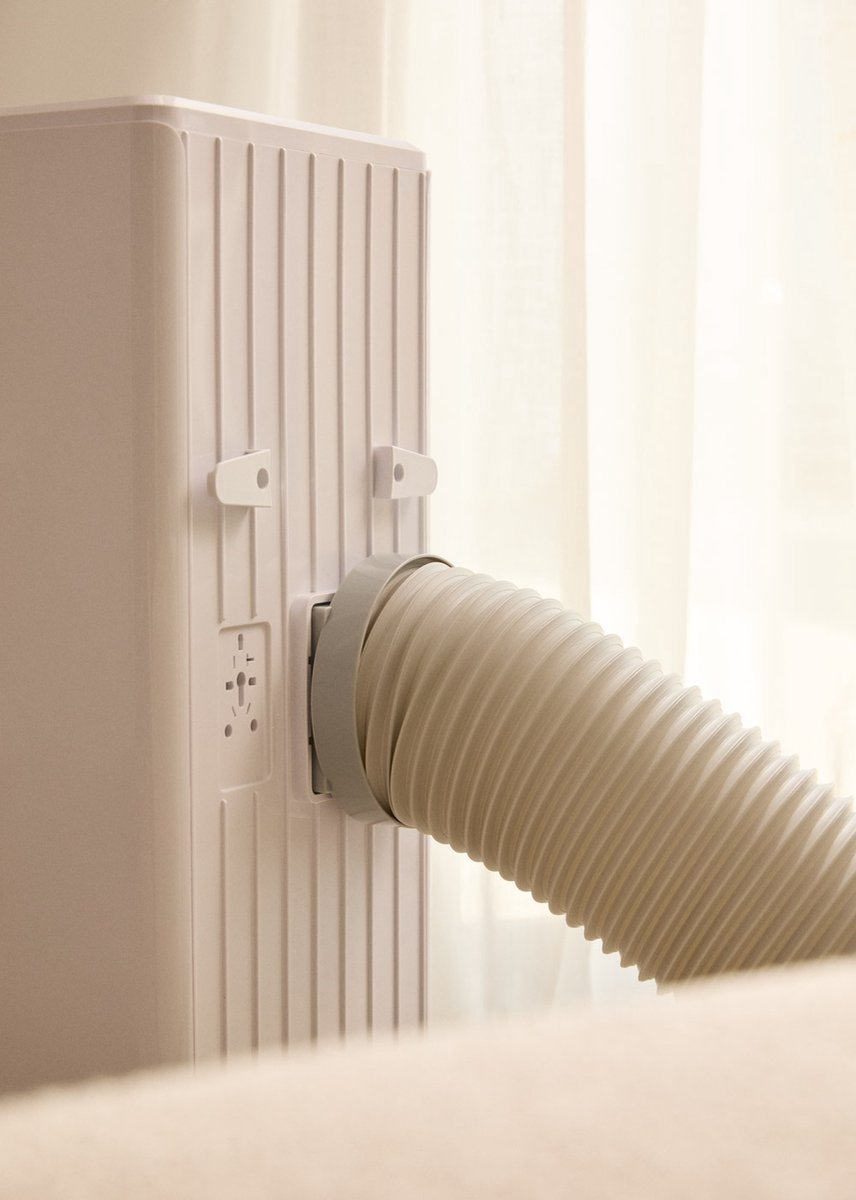 CREATE - Mobiele airco 4-in-1 WiFi 9000 BTU met warmtepomp - Wit - Met afvoerset voor schuifraam en draai-kiepraam - SILKAIR DUAL CONNECT 9000 thumbnail 6