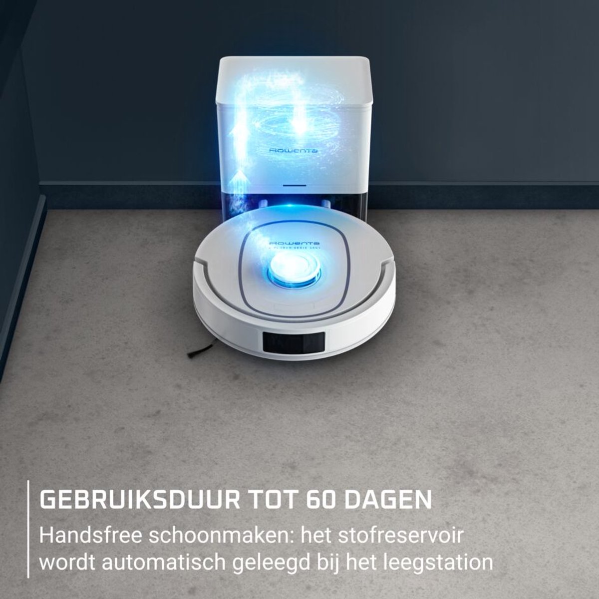 Rowenta X-Plorer Serie 380+ RR89U7 - Robotstofzuiger - 8.000 Pa - Geschikt voor Alle Vloertypes - Automatisch leegstation — afbeelding 7