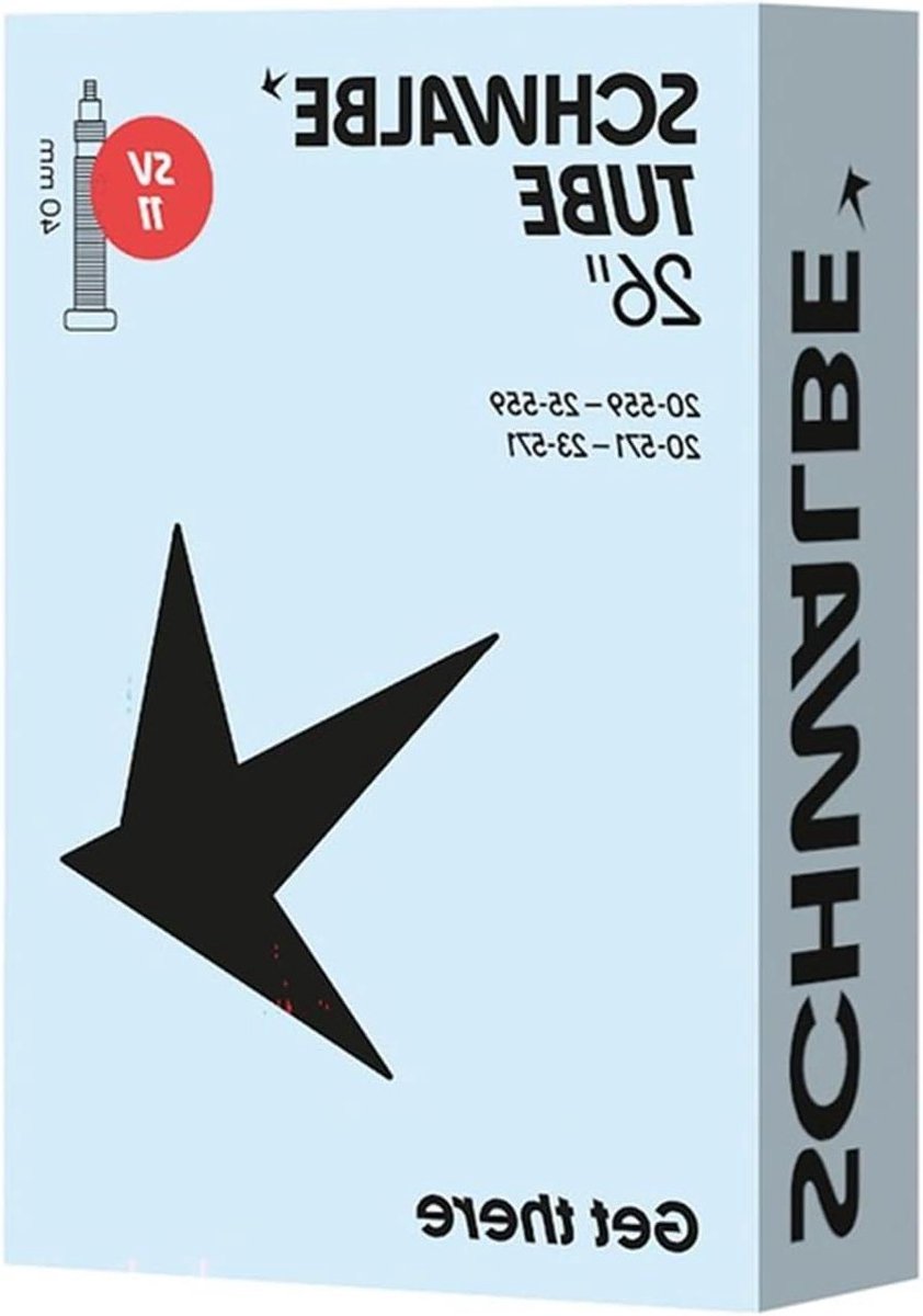 Fietsbinnenband - Binnenband Fiets - Fietsreparatie - Butyl Rubber - 20/25-559/571 IB 40mm - Zwart