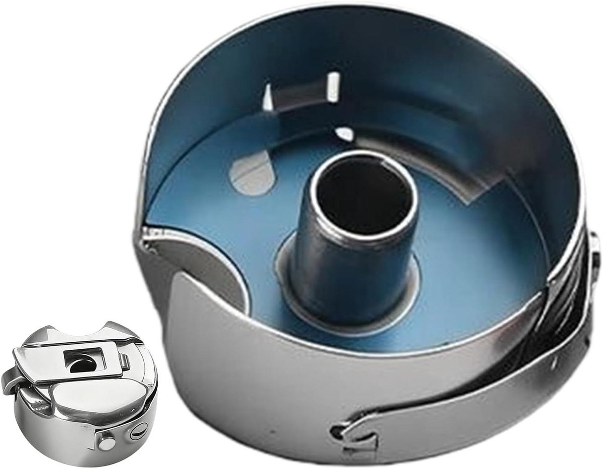 Spoelhouder - Reserveonderdeel - Naaien en borduren - Voorkomt garenklitten - 2.2 cm diameter - Zilver
