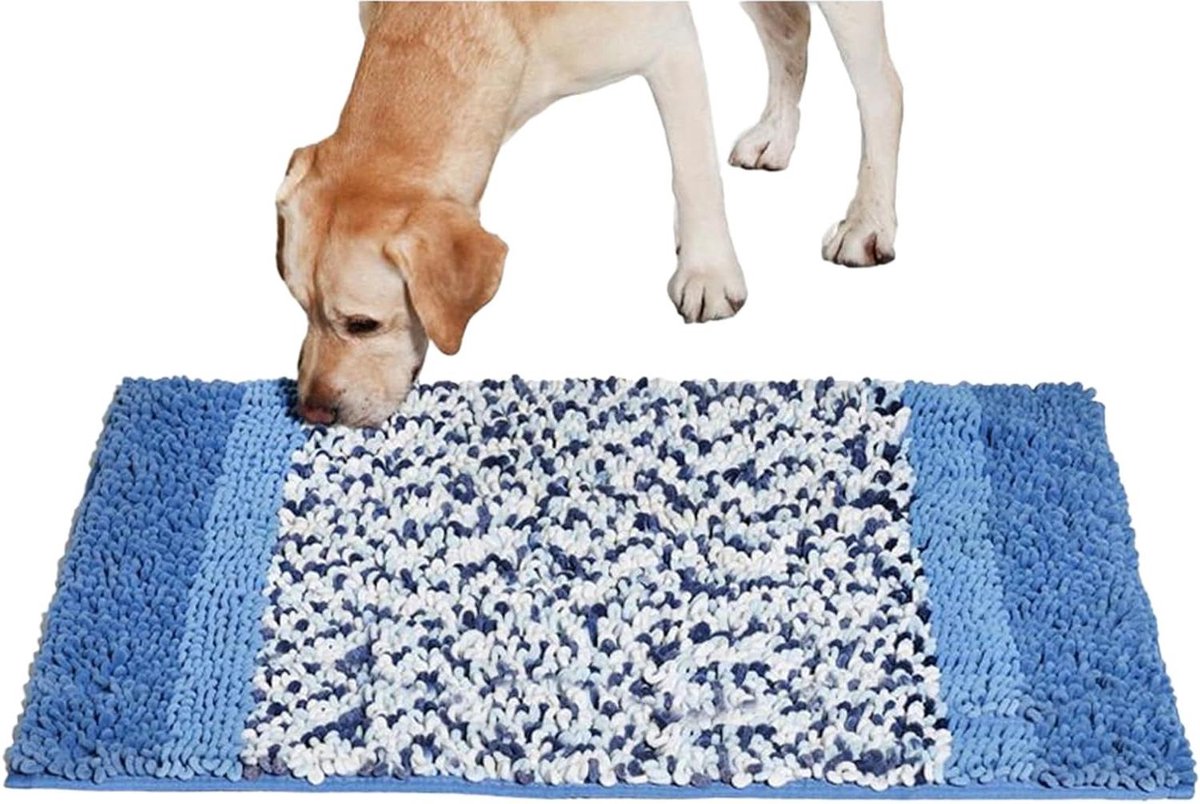 Snuffelmat Huisdieren - Voerbak Speelgoed - Mentale Stimulatie - Bevordert Slow Feeding - 90 x 60 cm - Multikleur