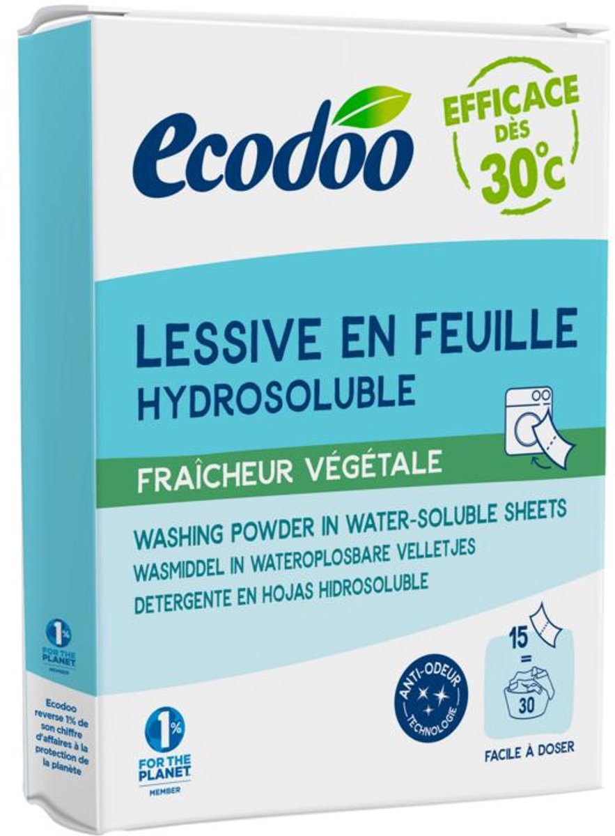 Ecodoo Wasstrips Laundry Plant Freshness Eco (53 gr)