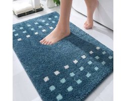 Casilin Brica Badmat - 60 x 100 cm - Antislip - Oceaan blauw