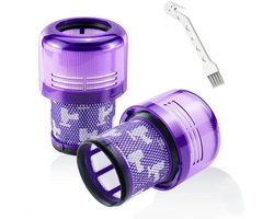 Set van 2 filterpatronen geschikt voor Dyson V11 Absolute Extra Pro - DY-970013-0 - Wasbare vervangingsfilterpatronen - Vervangbaar geschikt voor V11 Torque Drive Animal - V15 Detect draadloze stofzuigers SV14 SV17 SV22