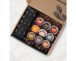 Zen Thee & Bonbon Cadeaubox - Brievenbuspakket met Losse Thee en Bonbons