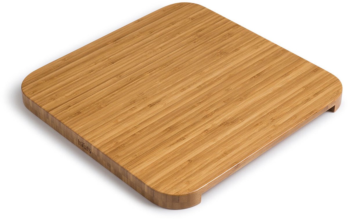 Höfats Cube Vuurkorf Plank - Bamboe - 42x42x3 cm - Bruin