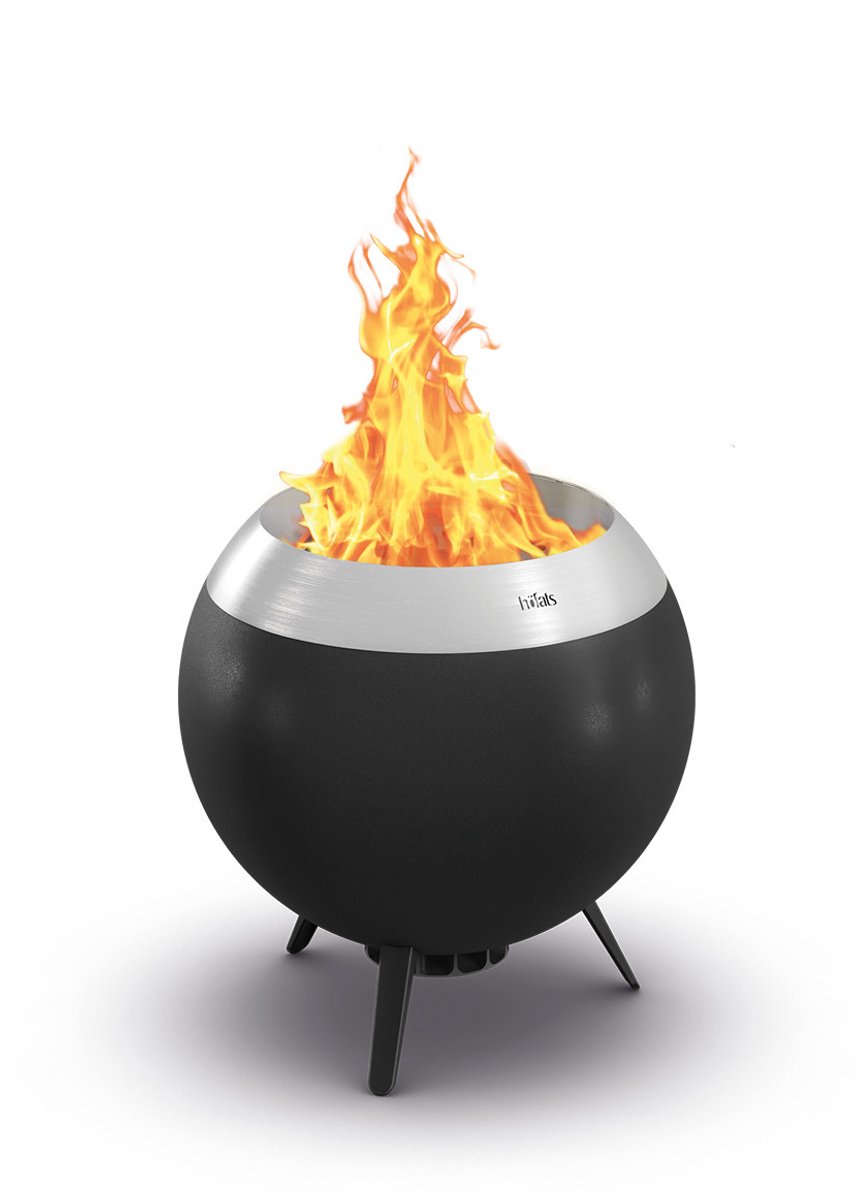 Höfats Moon 55 Fire Basket - Silver