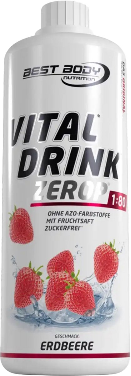 Vital Drink Concentrate - 1000ml - Erdbeere