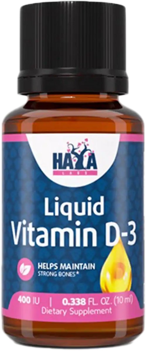Haya Labs - Vitamin D-3 Liquid 400IU 10ml