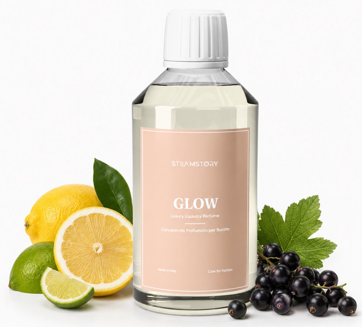 SteamStory Luxe Wasparfum Glow - Stralende & Bloemige Geur met Citrus, Roos & Vanille – 250 ml