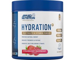 Applied Nutrition - Hydration+ - Complete Electrolyte & Vitamin Powder - Strawberry Raspberry - Hydratatie - Elektrolyten - Electrolytes - Hydration - Magnesium