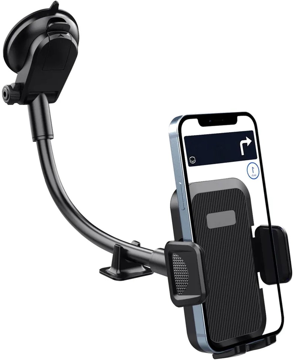 Autotelefoonhouder met supersterke zuignap