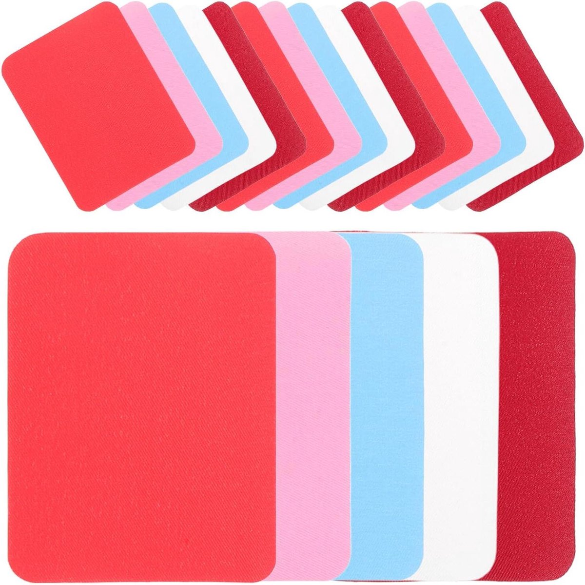 Zelfklevende Patches - Kledingreparatie - Kleding Verlengen - Wasbaar Slijtvast - 20 Stuks - Diverse kleuren