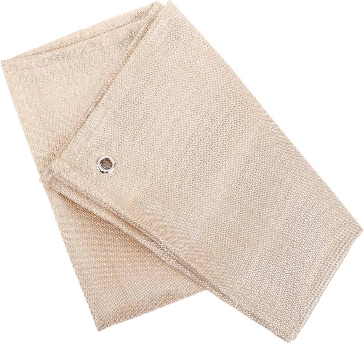 Vochtbestendige Vuurmat - Brandwerende Deken - Bescherming Terras - Versterkt met Koperen Ogen - 80 x 60 cm - Khaki