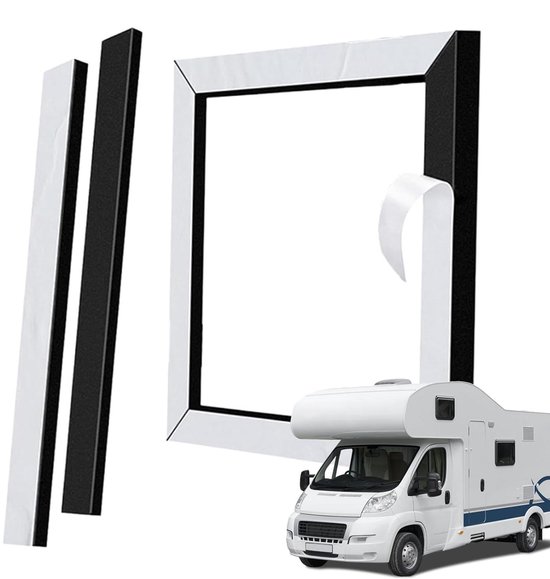 RV AC pakking zelfklevend 14 inch zwart – waterdichte dakafdichting camper, lekvrij, universeel, duurzaam