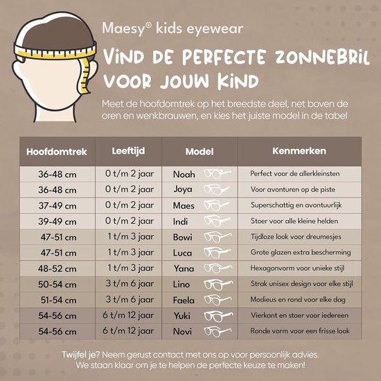 Baby Zonnebril - Kinderzonnebril Dreumes - Bescherming Ogen - Flexibel Bendable - 1-3 Jaar - Round — afbeelding 3