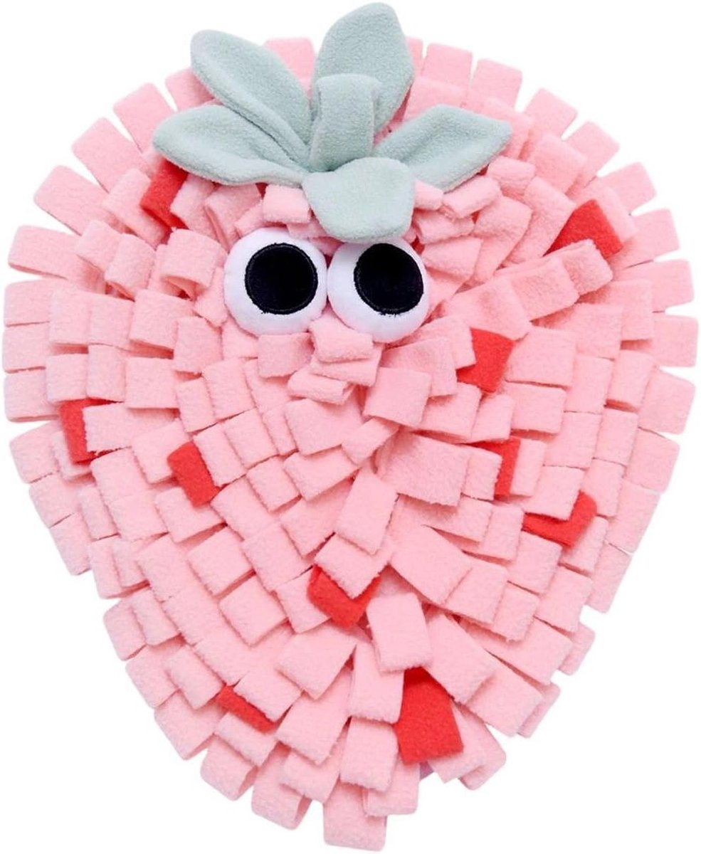 Snuffelmat Hond - Voerpuzzel Speelkleed - Mentale Stimulatie - Versterkte Pluche Constructie - 23.2 x 16.9 x 5.6 cm