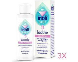 Inoli - Baby olie - Badolie - Kalmerend - Voordeelverpakking - 3 Stuks - 3x 100ML