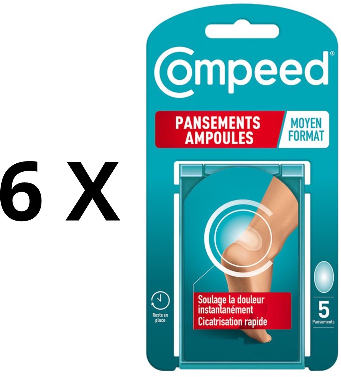 Compeed Blarenpleisters Medium Voordeelverpakking 6 x 5 stuks