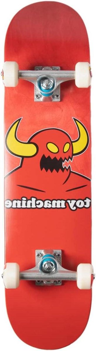 Compleet Skateboard Mini Deck Straat Skaten Abec 3 Lagers 7.375 x 28 Inch Monster Turkoois