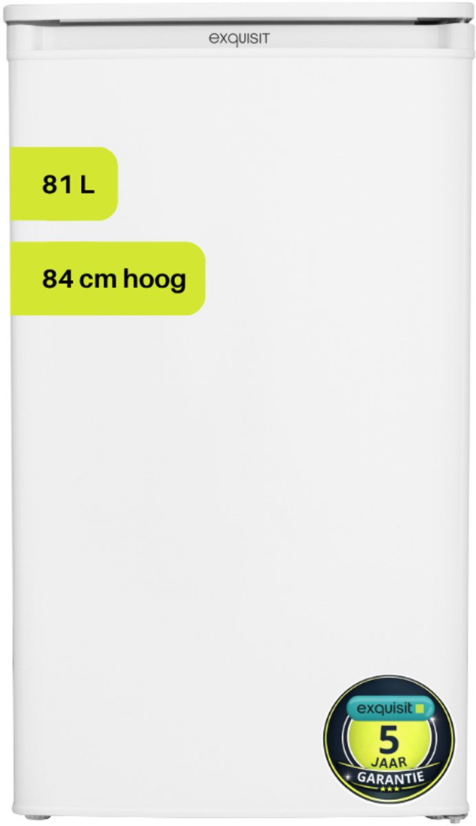 Bol.com Exquisit KS117-3-041EW - Tafelmodel Koelkast - 5 Jaar Garantie - Met Vriesvak - Wit aanbieding