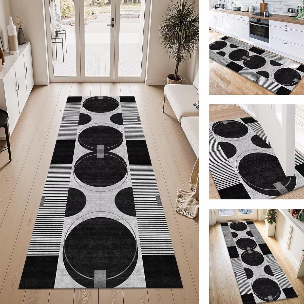 Tapijtloper Vloerkleed - Keuken Runner - Vloer Beschermen - Antislip Wasbaar - 70x400CM -