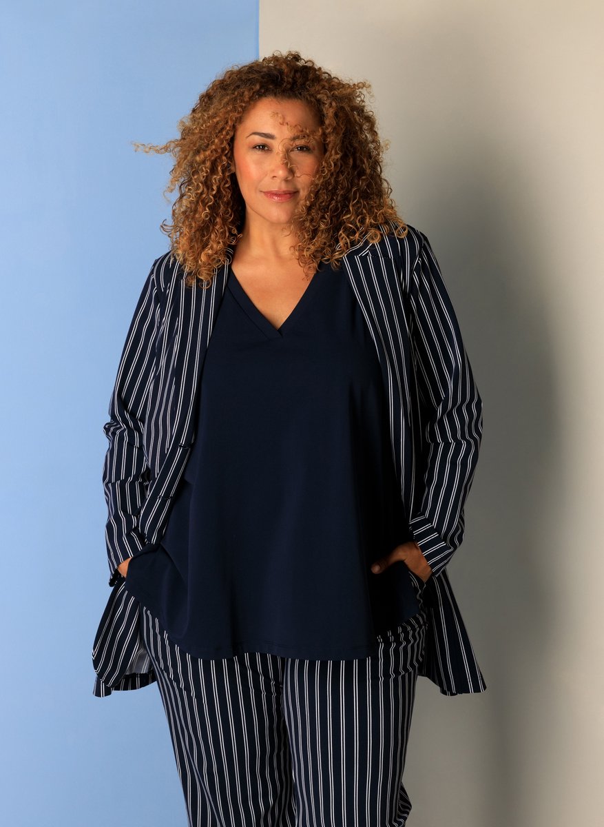 COLLETTA Nadia Cover ups - Dark Blue/White - maat 2(50)