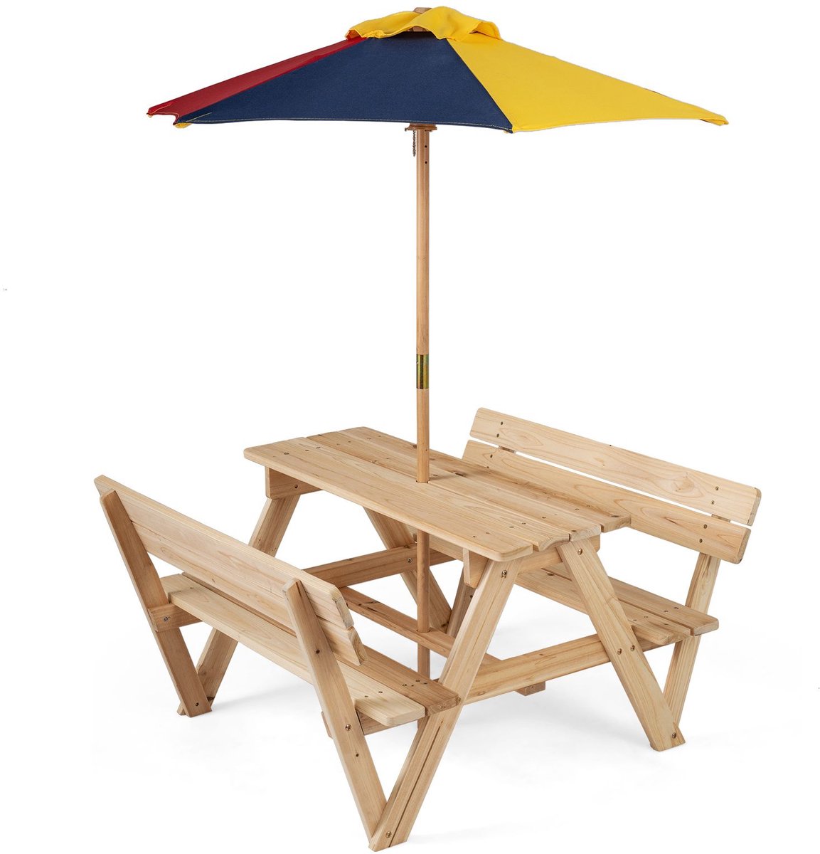 Picknicktafel - Kinderen - Tuintafel - Multifunctionele Picknick tafel - Speeltafel - Geschikt voor Buiten - Douglashout