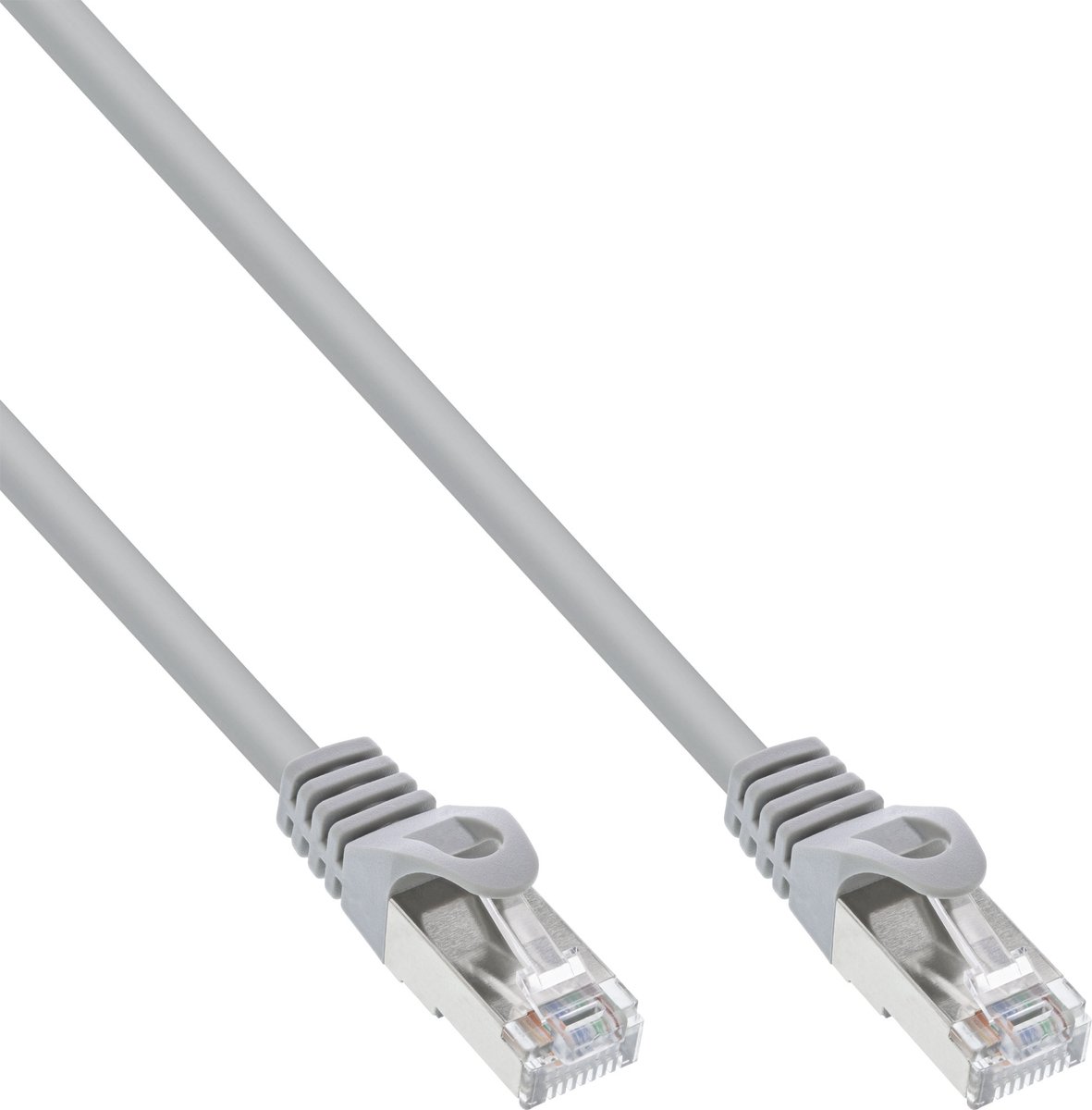InLine® Patchkabel, SF/UTP, Cat.5e, grijs, 30m