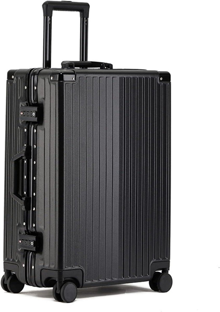 Harde Koffer - Reis Trolley - Veilig Reizen - Cijferslot Frame - 26 inch - Zwart