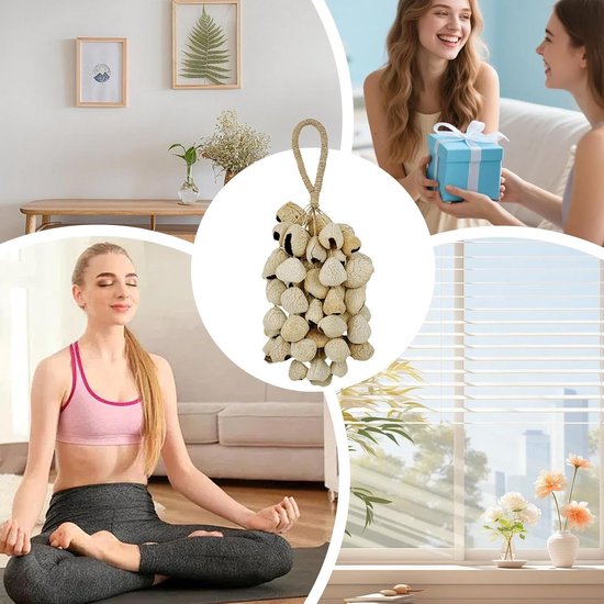 Geluid Healing Instrument - Muziek Decor - Ontspanning Meditatie - Handgemaakt Rustiek Design - 445 gram van Merkloos — afbeelding 4