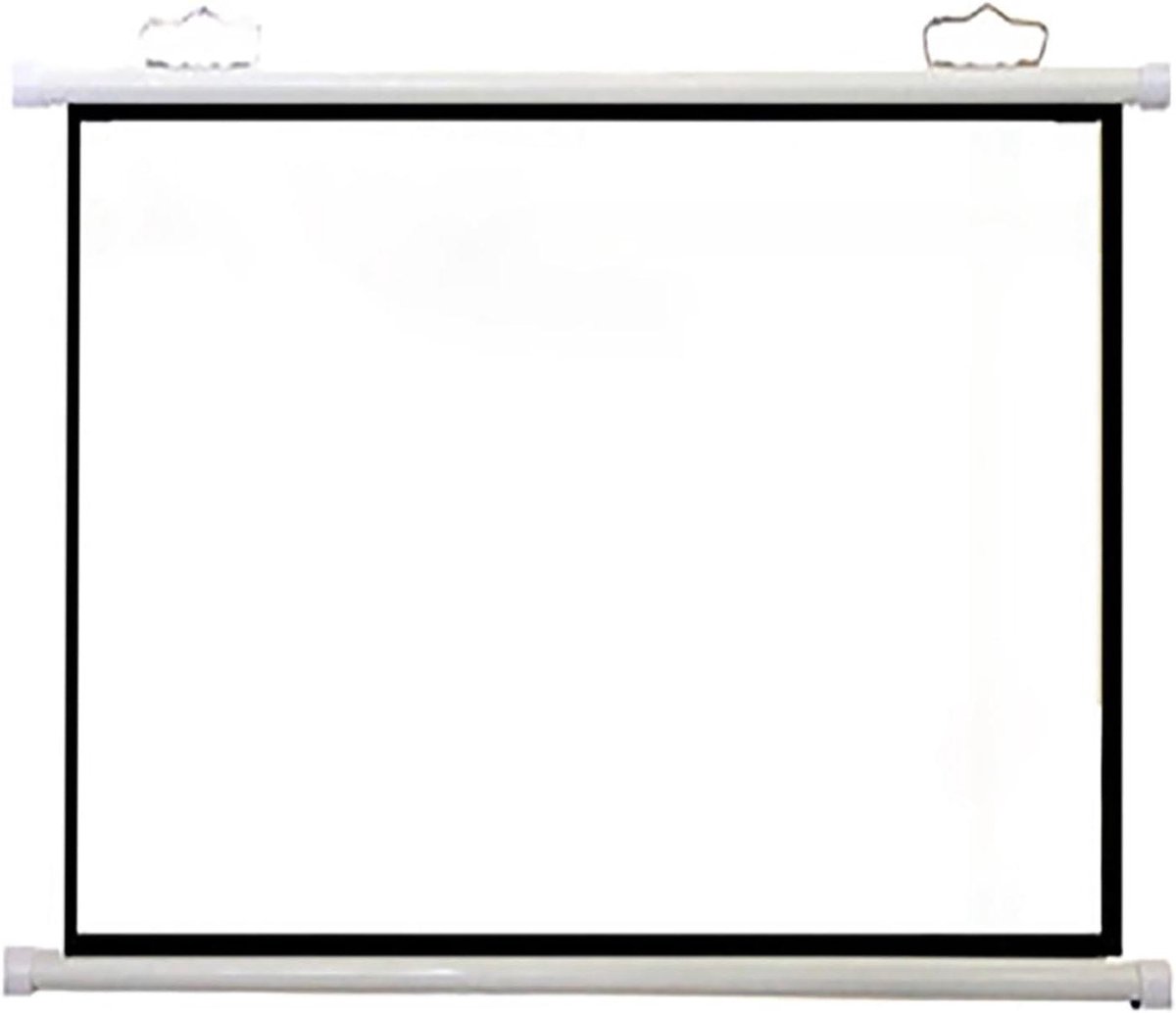Projectiescherm - Filmscherm Beamerdoek - Thuisbioscoop - Handmatig oprolbaar - 72 inch 16:9 - Wit