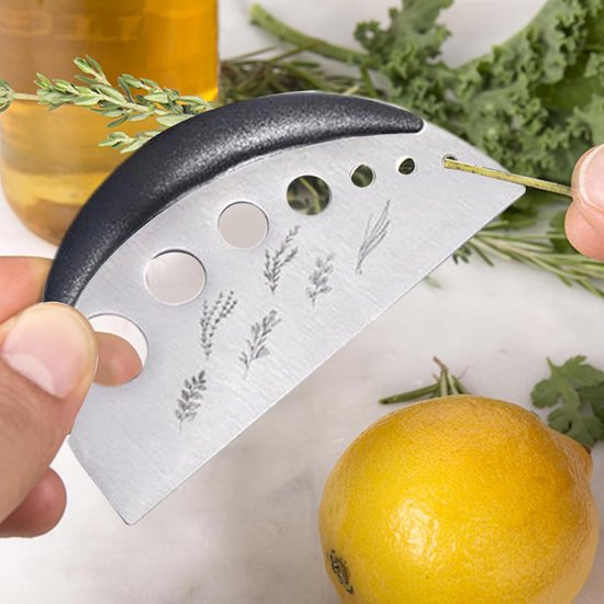 Rozen Doornverwijderaar - Stengel Stripper - Keuken Werk - Precisie 7 Gat Ontwerp - 11x5.8cm - Zwart — afbeelding 4