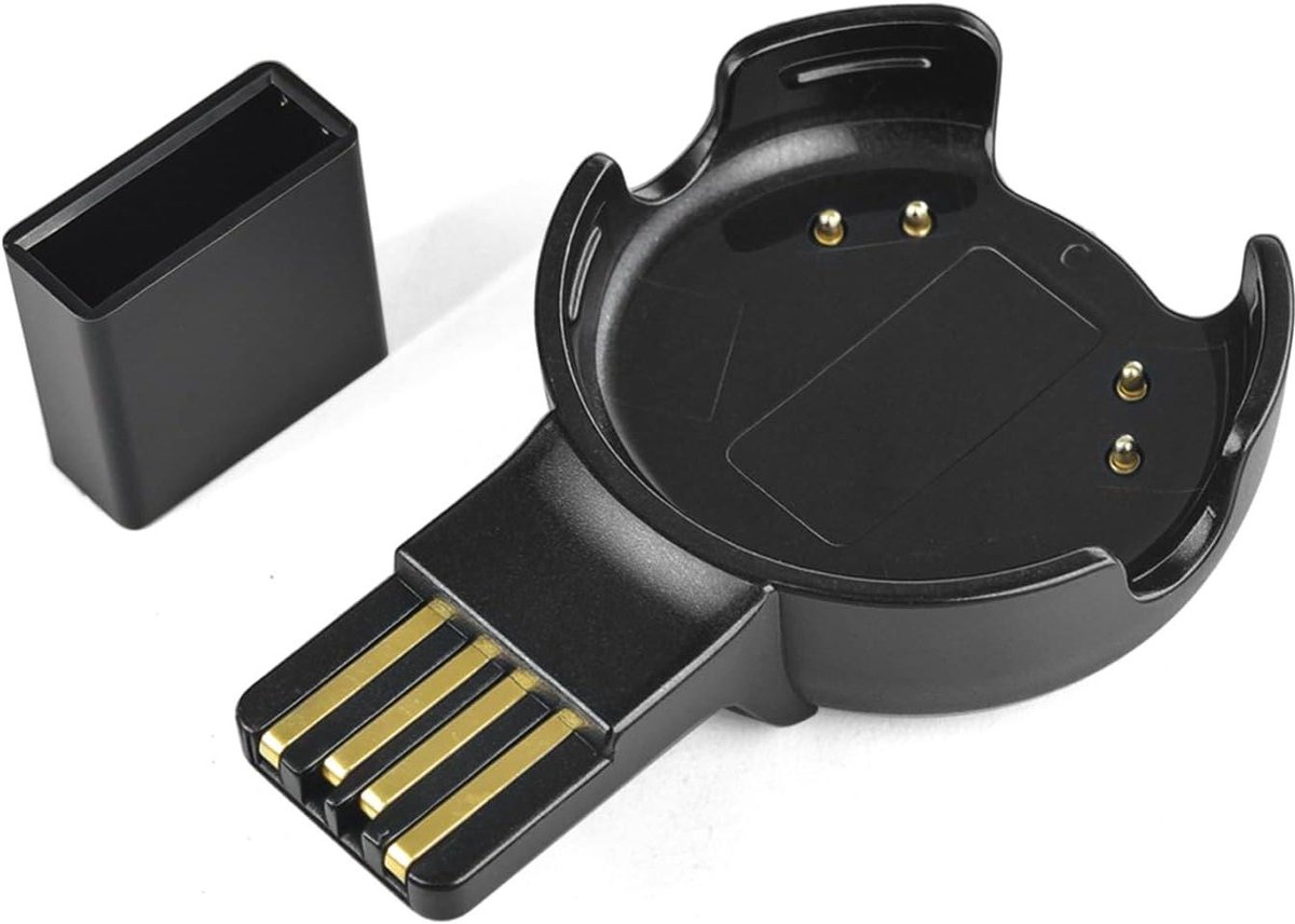 Oplaadkabel Dock - Oplader Basis - Hartslagmeter Opladen - Anti-slip Ontwerp - 10 Watt - Zwart