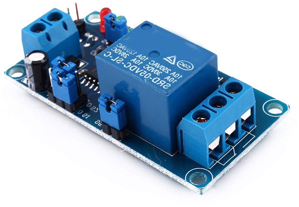 Verstelbare 5V Relay Timer Module voor On/Off Schakeling met Instelbare Vertraging