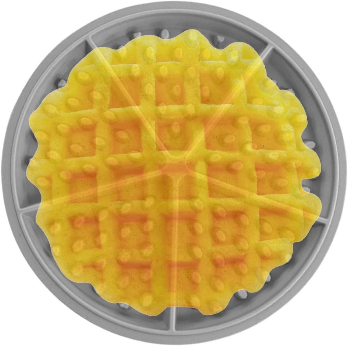 Wafelvorm Bakken - Siliconen Vorm - Zelf Wafels Maken - Antiaanbaklaag Makkelijk - 17.5 x 17.5 cm - Grijs