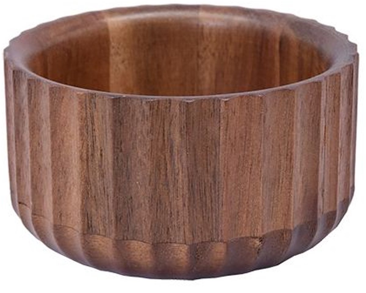 Bricard Kom - Ø11 x 6 cm - Acacia Hout