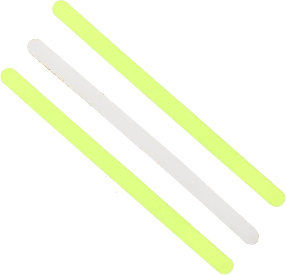 Racket Rand Beschermers - Tennisbal Opper - Bal Snel Oppakken - Fluorescerende Kleur - 3 Stuks - Lichtgroen