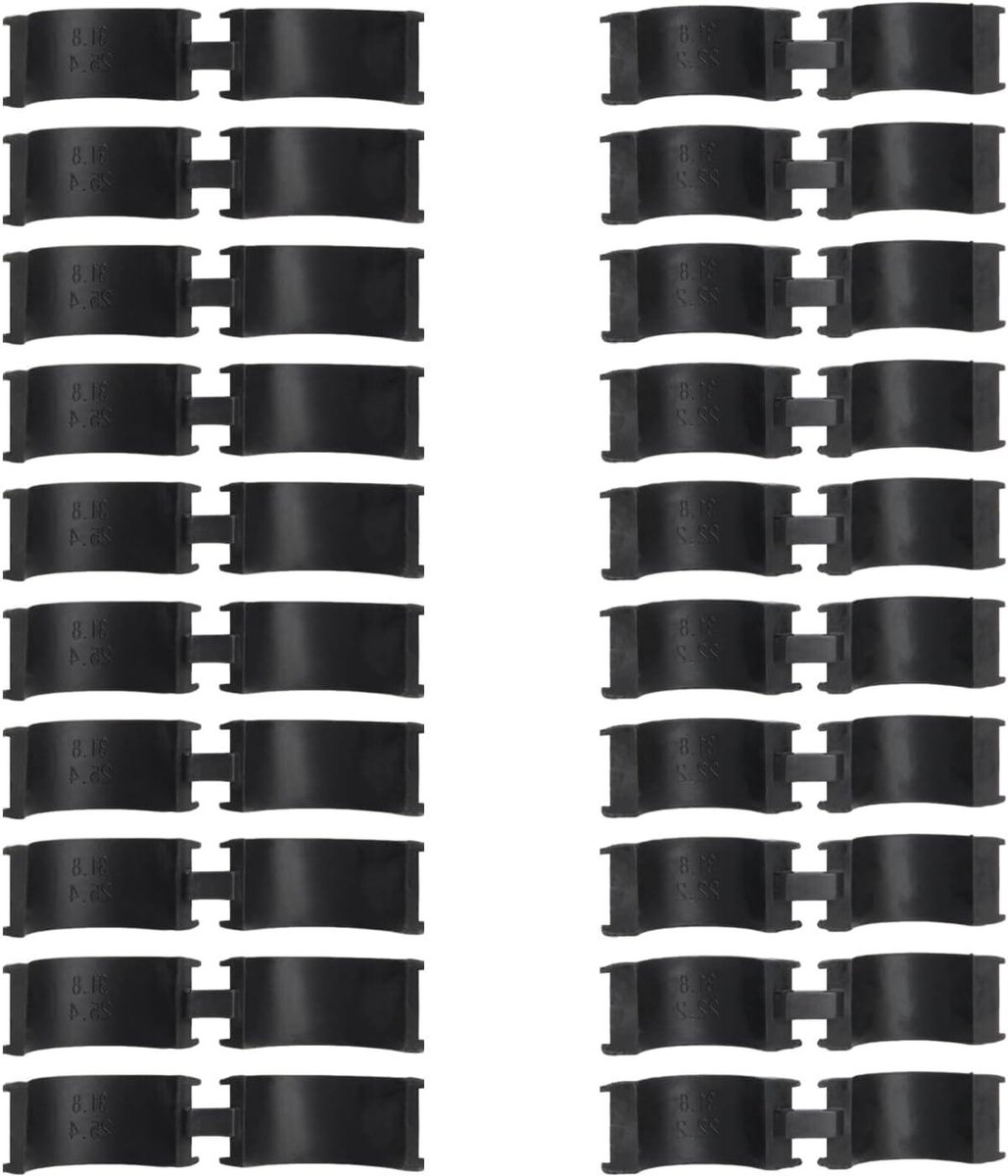Rubberen Pads - Fiets Adapters - Bevestiging Accessoires - Antislip Stabiliteit - 20 Stuks - Zwart