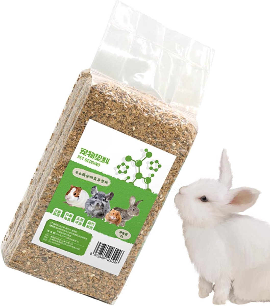 Bodembedekking Hamster - Houtsnippers Kleine Dieren - Frisse Kooi - Natuurlijk Geurwerend - 10x25x10 cm - Niet gespecificeerd