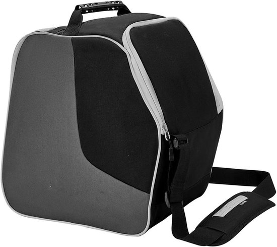 Skischoentas - Wintersport Tas - Ski Uitrusting - Waterdicht Materiaal - 40x38x24 cm - Zwart Grijs