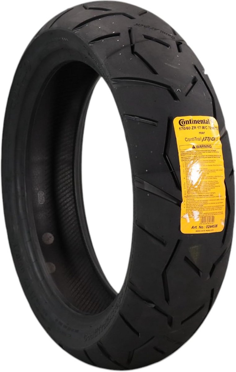 Motorband 170/60 ZR17 72W Geschikt voor All-Road en Adventure Motoren