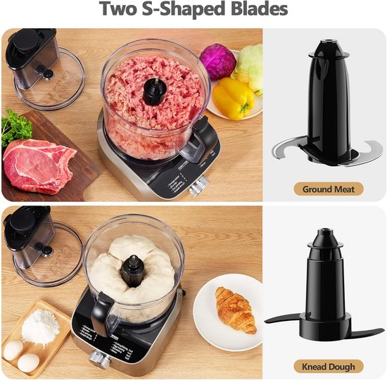 Krachtige 11-in-1 Keukenmachine met Complete Accessoireset — afbeelding 4
