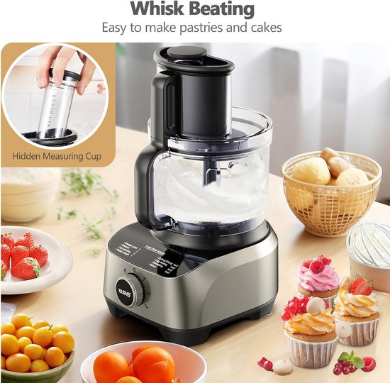Krachtige 11-in-1 Keukenmachine met Complete Accessoireset — afbeelding 3