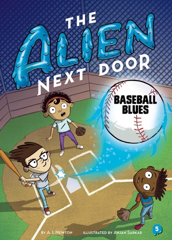 The Alien Next Door-The Alien Next Door 5: Baseball Blues - cover