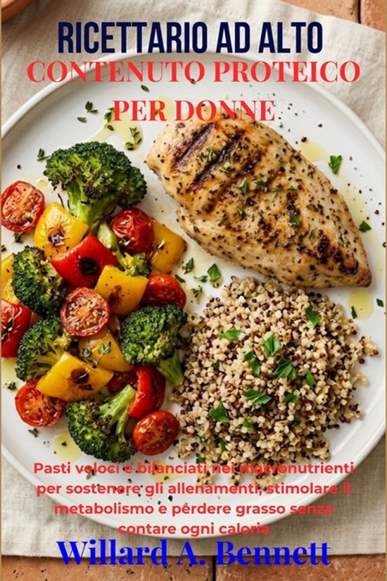Ricettario AD Alto Contenuto Proteico Per Donne - cover