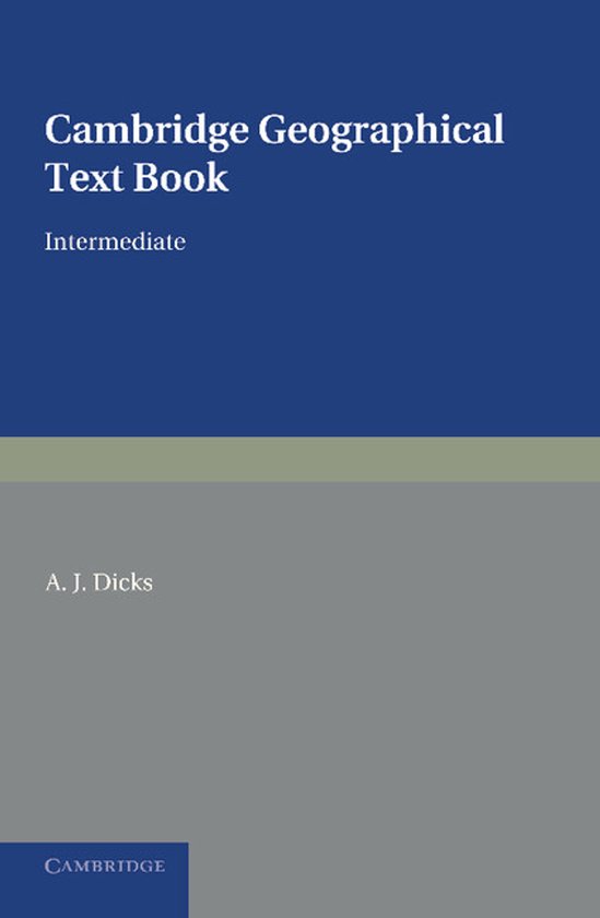 Cambridge Geographical Text Books - cover