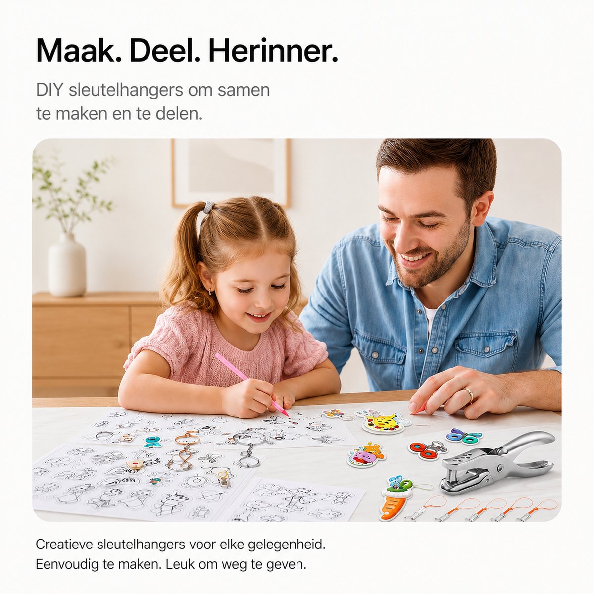 BOTC Krimpfolie set - 200-delig - Knutselen Krimpie Dimpie - Sieraden en sleutelhangers maken - Inclusief attributen en handleiding — afbeelding 8