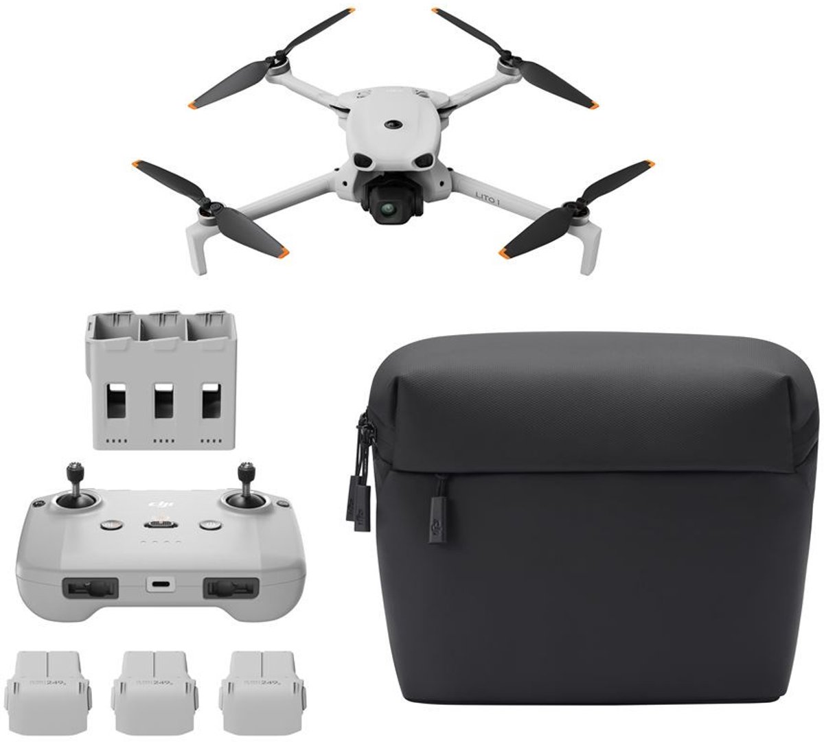 DJI – Lito X1 Fly More Combo – dronebundle – RC-N3 – 4K HDR